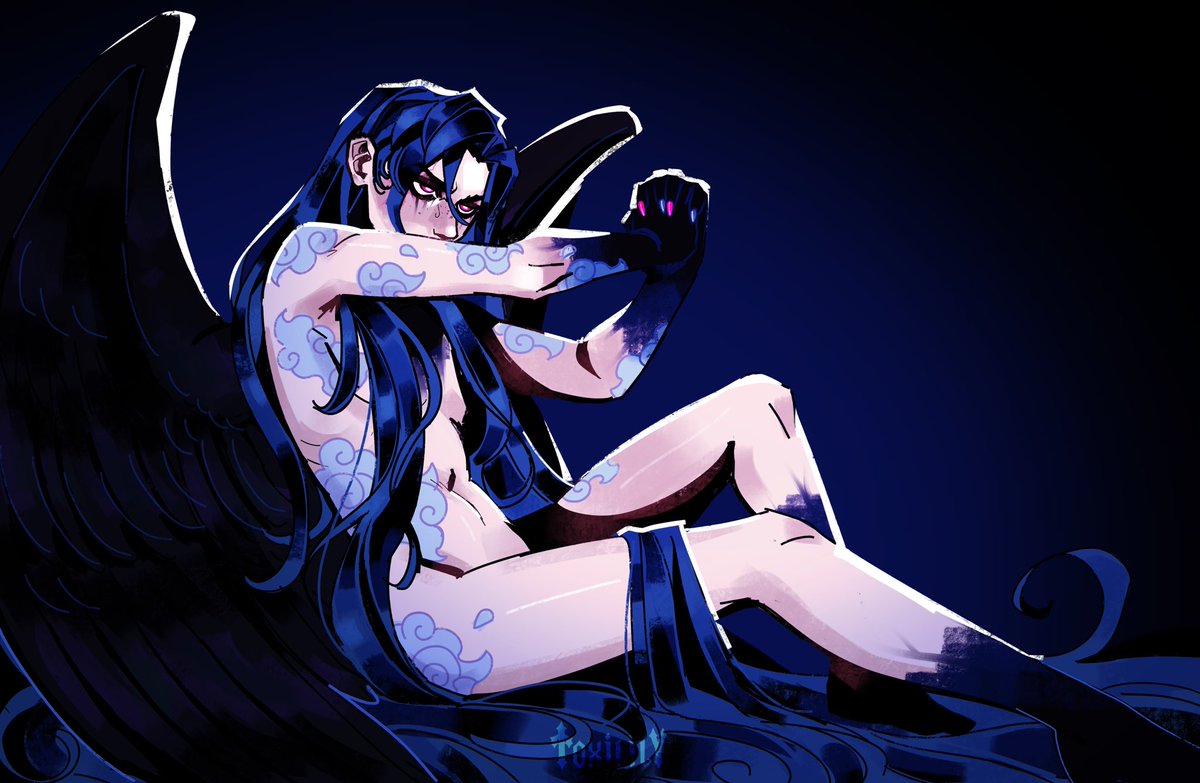 toxilily's tweet image. YOU CAN TELL I GOT KINDA LAZY WITH THIS ONE BUT SHHHH

I’m so normal about angel au guys, perhaps the most normal ever

#arcane #jinx