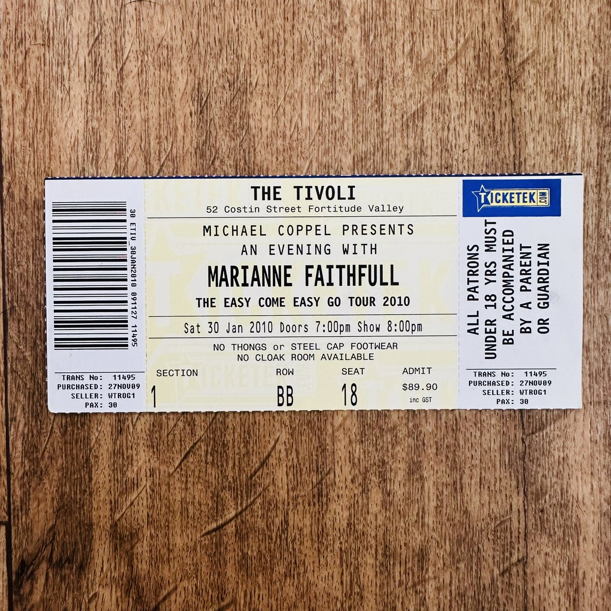 BenFromBrisbane's tweet photo. Easy come easy go. Farewell, @Faithfull_M https://t.co/SVqPQMlAH4
