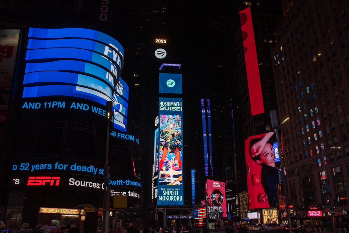 タイムズスクエアの広告にも掲載され、
クリエイターの価値を日本からグローバルに越境されていてとても良い