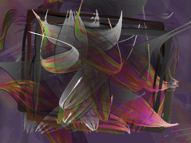 GM! 
re:Fleur #43, a fresh mint.
Love the vibrancy.

A reminder: re:Fleur if free to mint for all collectors of Fleur or Heartbeat, check it out here: bit.ly/refleur

#genart #abstractart #nft #freenft