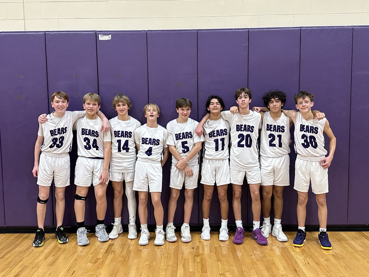 hoops_mhs's tweet photo. Big win by the 8th grade Bears tonight. Colt Johnson with 43 points in the W. https://t.co/ndNlLp3TZt