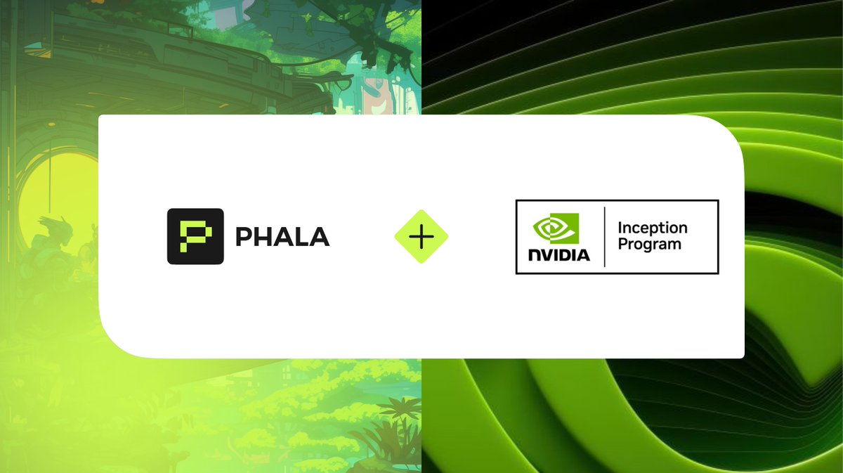 📢 Phala Network Joins NVIDIA Inception Program

Phala is thrilled to be joining <a href="/nvidia/">NVIDIA</a> Inception Program to accelerate our mission to bring Confidential AI to Web3! This milestone unlocks cutting-edge AI tech, expert support, and ecosystem collaboration for Phala Network to