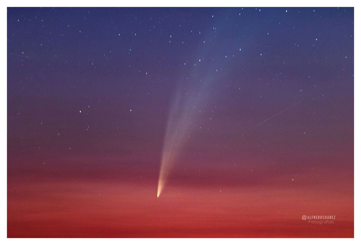 AstroAlfred's tweet photo. @hombredeltiempo 
el cometa c2024 atlas G3 desde Pisco https://t.co/lUSeJzOPPl