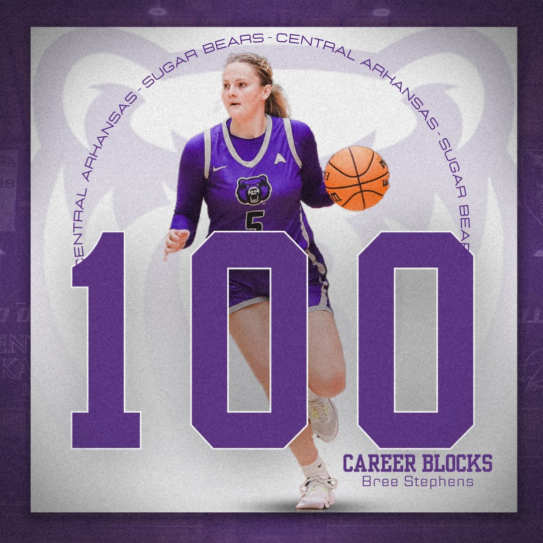 Century Mark. Bree Stephens is the second player in our Division I history to record 100 career blocks! Talk about protecting the paint!

#BearClawsUp