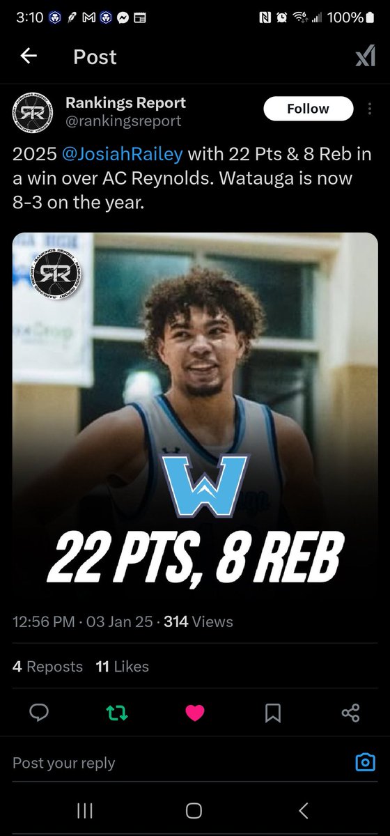KoryWhite18's tweet photo. @DMB_CoachHardin 
Josiah Railey 
Class '25
Watauga HS 
Boone, NC 
GPA 4.0
Ht: 6'2
Wt: 190
Pos: SF/SG
Team MVP '24
Conf. POY '24
828-457-5095
828-964-4848
Victorialipford@gmail
https://t.co/y6ew7qmAAg

https://t.co/nB26GUH5YS

https://t.co/pAxSLXPWqU

https://t.co/06He5OO02Q https://t.co/xEAgkRVKxb