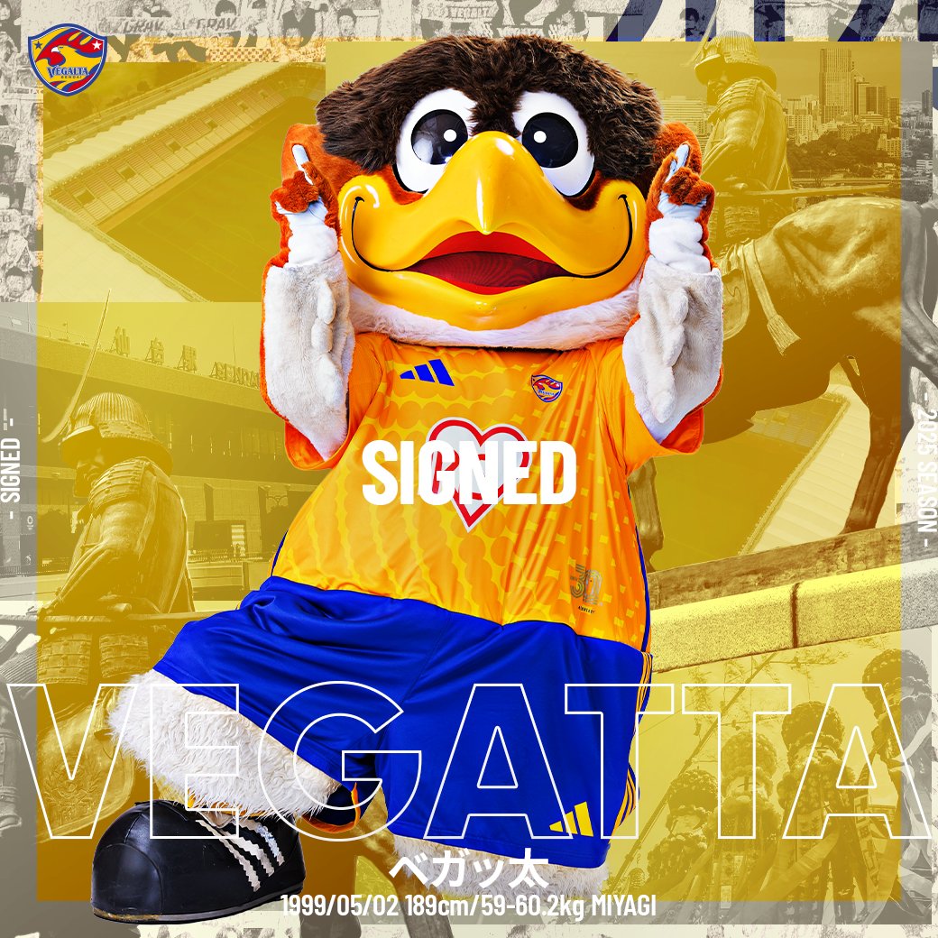 ベガルタ仙台　ベガッ太被りモノ