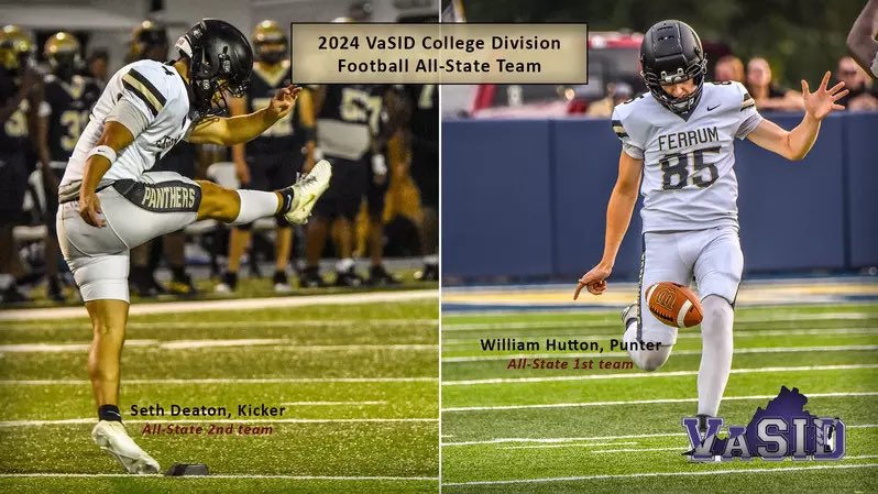 In the words of the Head Ball Coach - “Special Teams stay Special” and that’s exactly what Seth and William did all year long.

Link Below:
ferrumpanthers.com/news/2025/1/28…

#BAM
#PROCESS 
#SDTW