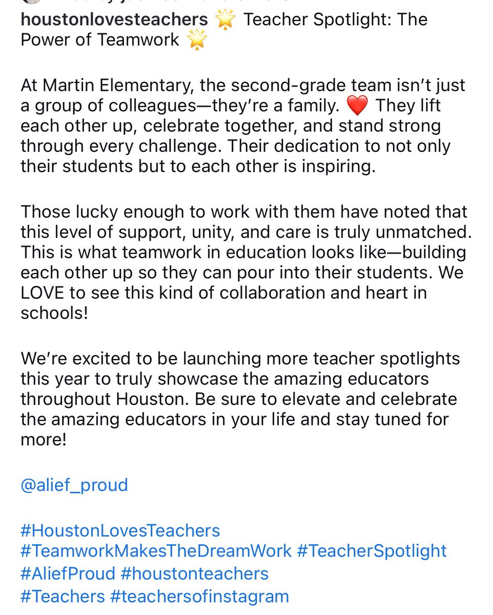 What a sweet shout out! I truly do have the best team! I can proudly say it with two TOYs included too! 🥳🤩 <a href="/Martin_Mustangs/">Martin Elementary</a>