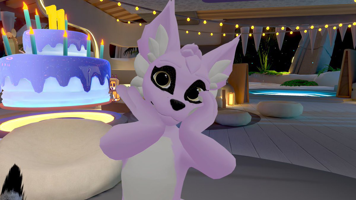 I’m on VR Chat finally!! 
Here’s my sona 😊
Fursuit will take a long time however is in progress 💖