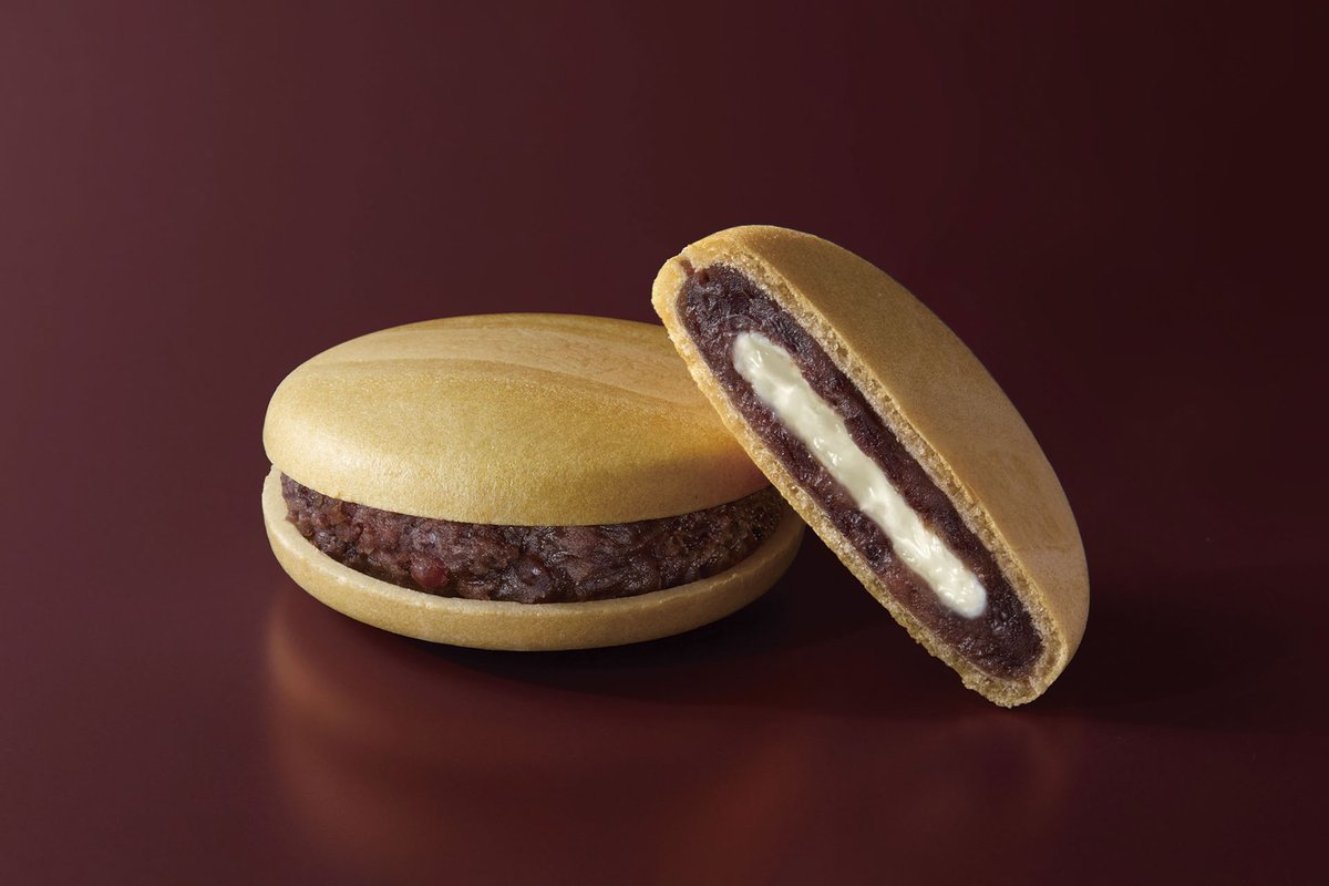 新商品 📣 #あずきあんバター最中 🐰🌕 選りすぐりの豊潤な国産小豆餡