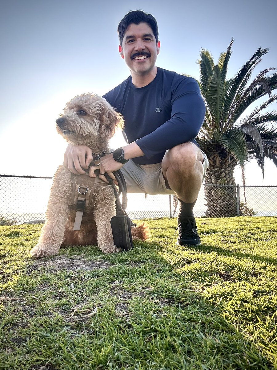 Alesso and I, enjoying our walks