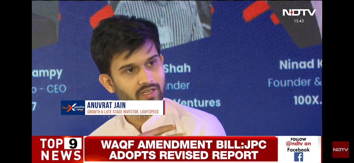 LightspeedIndia's tweet image. .@JainAnuvrat recently joined the @TechXpedite VC Roundtable &quot;Fueling Disruption: The Power of Investments in Emerging Technologies,&quot; organized by @games24x7, where he shared insights on investing in breakthrough ideas. Here are the key takeaways:

•⁠  ⁠Belief in the idea and…