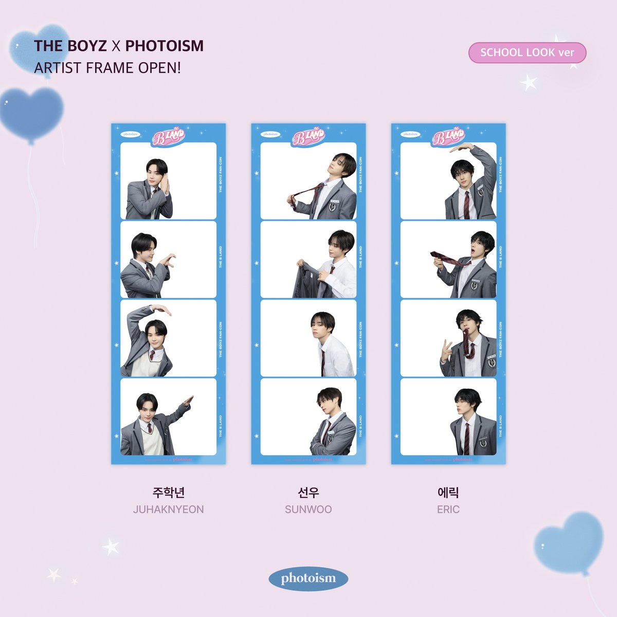 photoism_ph's tweet photo. PHOTOISM X THE BOYZ
ARTIST FRAME OPEN !

The <THE BOYZ>
artist frame will be released on photoism.

Take photos and make special memories
with <THE BOYZ> at all of photoism stores from 2/3 - 3/2 (KST).

ONLY IN PHOTOISM https://t.co/IRYDEQyuQ4