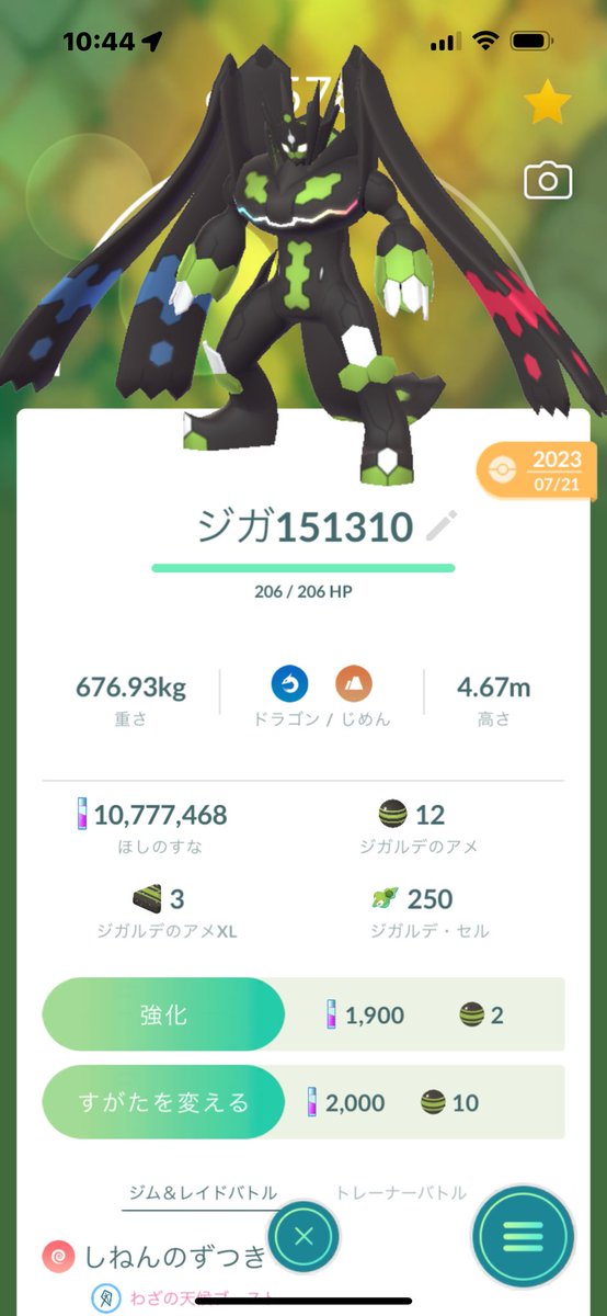 12solitaire's tweet photo. ナイアンありがとうー💦
ジガルデセル、タスク完了間に合いました😭
#ポケモンGO
#ジガルデセル https://t.co/tV5f65Svxd