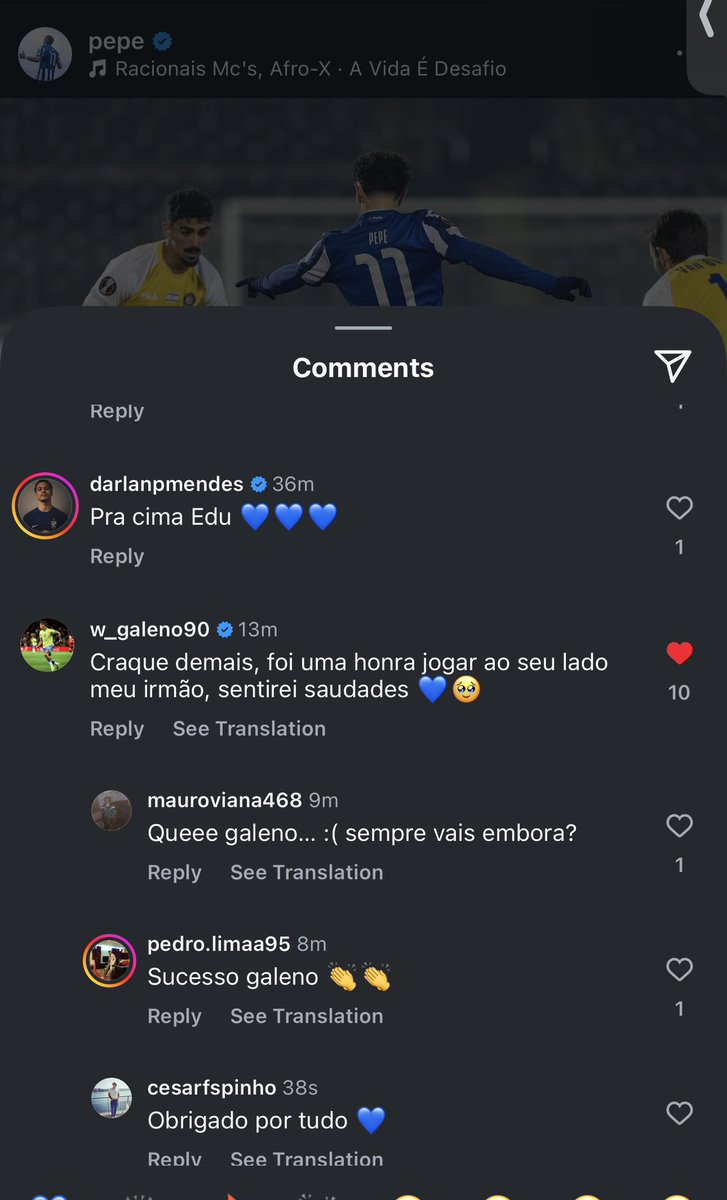 Galeno despede-se de Pepê …