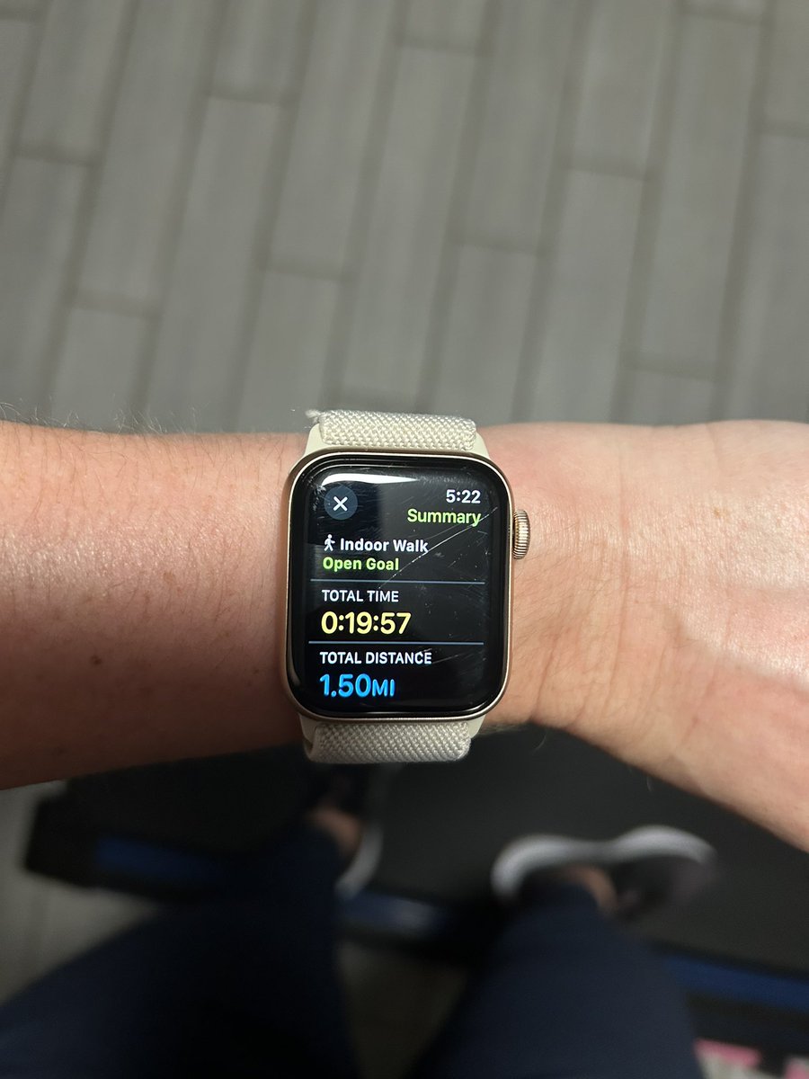 Val_Ogle's tweet photo. @321gaux Slowly increasing my speed on the treadmill. Very proud of my 1.5 this morning! https://t.co/NlY6CJxusJ