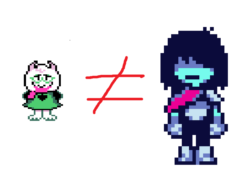 deltaruneleaks's tweet photo. DELTARUNE TRIVIA:
Did you know Kris is NOT Ralsei? This is because you can see them both in the same room at the same time. https://t.co/R9nddKDc27