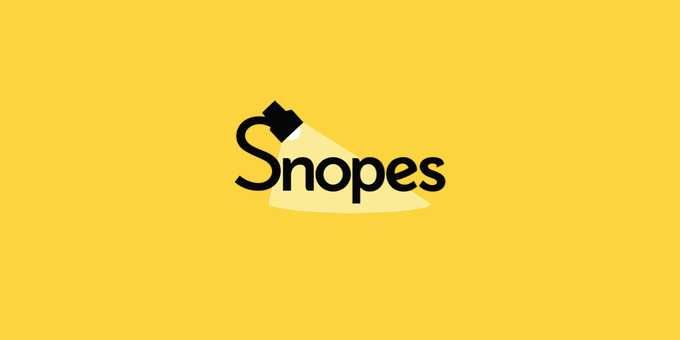 We rely on readers’ help to combat misinformation. When you see a questionable rumor online, send it our way. Your tip could be our next assignment. snopes.com/join/?utm_medi…