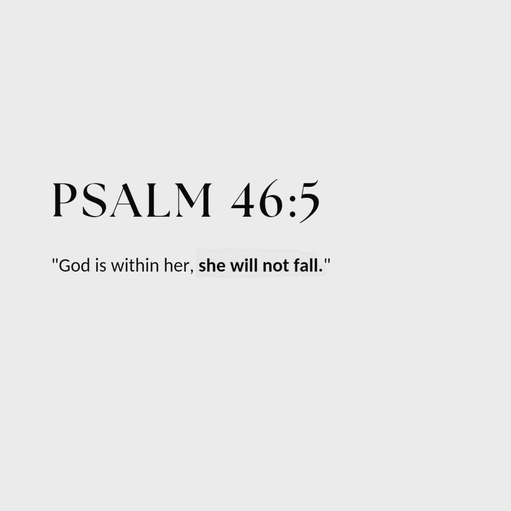 Holy__Bible1's tweet image. Psalm 46:5