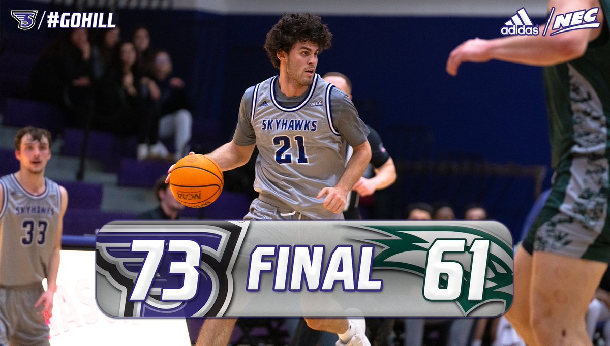 Stonehill Men's Basketball (@stonehillmbb) on Twitter photo BROGNA'S BIG NIGHT 😤
Skyhawks outscore the Seahawks by 1⃣5⃣ in the second half en route to big <a href="/nechoops/">Northeast Conference</a> W👏
🏀 Todd Brogna - Career-high 28 pts, 6 rebs, 3 asts
🏀 Louie Semona - 14 pts, 8 rebs, 2 asts
#GoHill | #NECMBB BROGNA'S BIG NIGHT 😤
Skyhawks outscore the Seahawks by 1⃣5⃣ in the second half en route to big <a href="/nechoops/">Northeast Conference</a> W👏
🏀 Todd Brogna - Career-high 28 pts, 6 rebs, 3 asts
🏀 Louie Semona - 14 pts, 8 rebs, 2 asts
#GoHill | #NECMBB