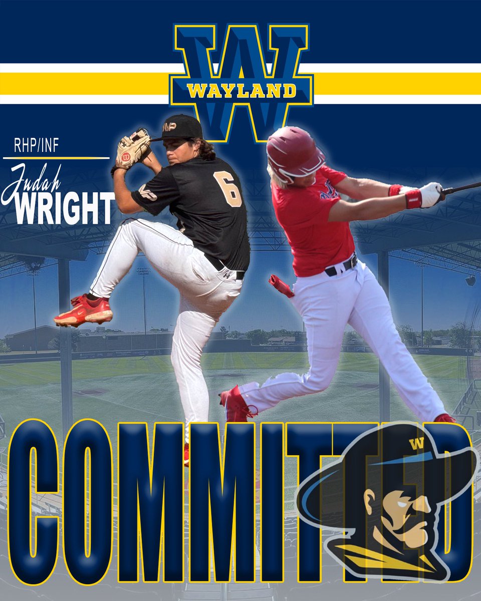 I am blessed to announce that I am continuing my academic and athletic career playing baseball at Wayland Baptist University. I want to thank Jesus, my family, my coaches, and all of my teammates. Without y’all, none of this would have been possible. #gopioneers