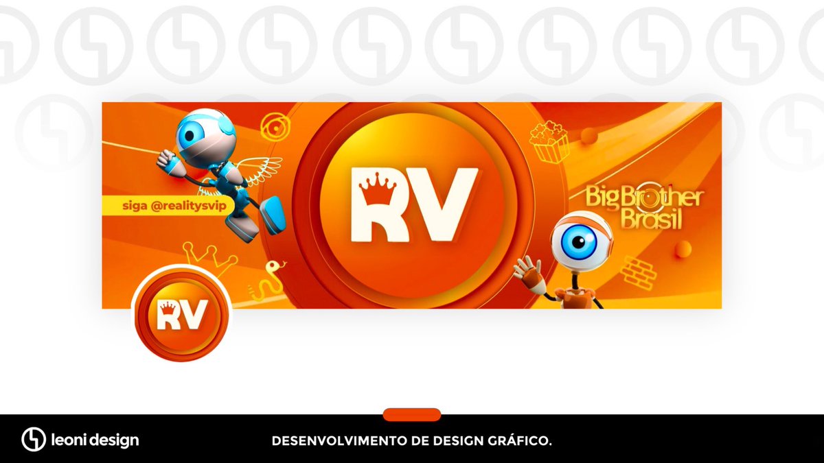 leonidsgn's tweet photo. Pack (capa + perfil) feita para o @RealitysVip utilizar durante a cobertura do #BBB25

Encomende a sua arte também! https://t.co/O0dzH7EzPc
