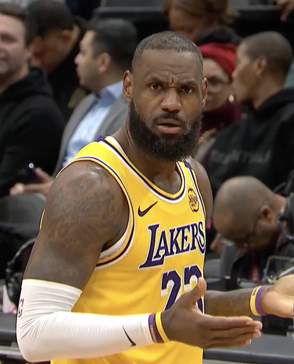 BleacherReport's tweet photo. LeBron giving us new reaction memes 🤣😭 https://t.co/qLBB6TyWRL