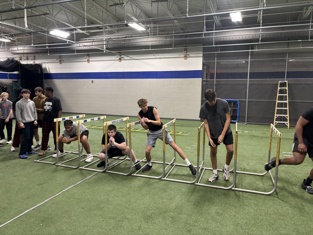 WEHSfootball1's tweet photo. This morning concluded the first month of our winter program. Slowly learning the process of setting and meeting the expectations from our teammates. 80 Days until Spring Practice. 203 Days until Kickoff. #WEexpect https://t.co/QPsqftFWNI