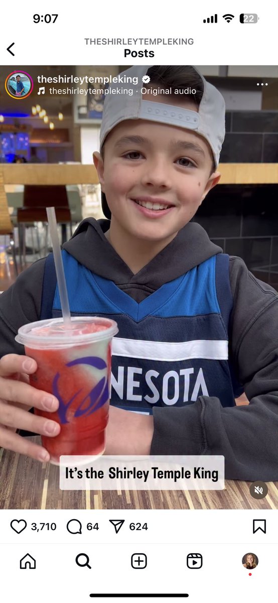 chriskadrescher's tweet photo. just said “that kid kinda looks like a kid i follow on instagram that loves shirley temples…” BITCH IT IS HIM 😭 https://t.co/kyptye75r1