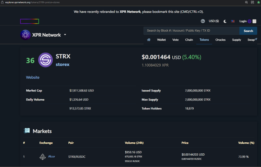 When $STRX hits the 0.1 mark
I'll give away 10,000 STRX to 50 lucky people who follow and retweet this post via Webauth wallet

Drop your <a href="/XPRNetwork/">XPR Network</a>  username below 👇