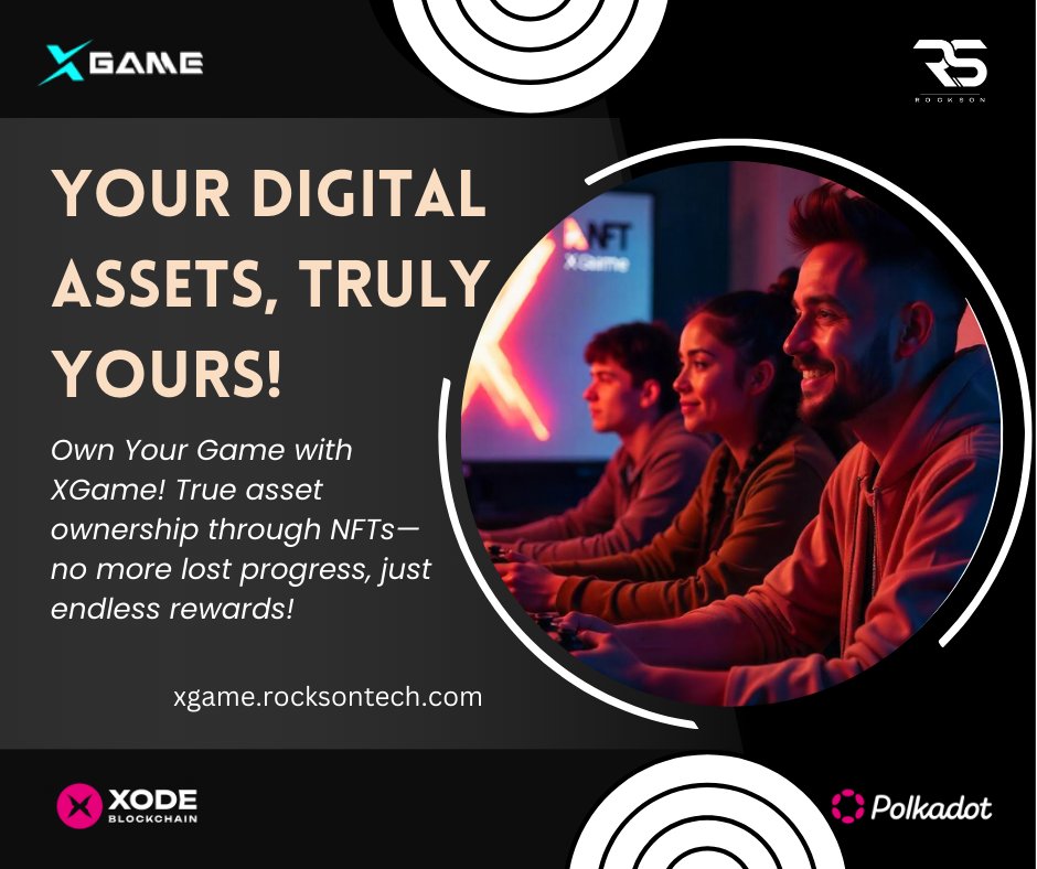 XodeNet's tweet image. Your Digital Assets, Truly Yours!

XGame gives players full ownership of in-game assets through NFTs. No more losing progress!
#DigitalOwnership #BlockchainAssets #NFTGaming #XGame
