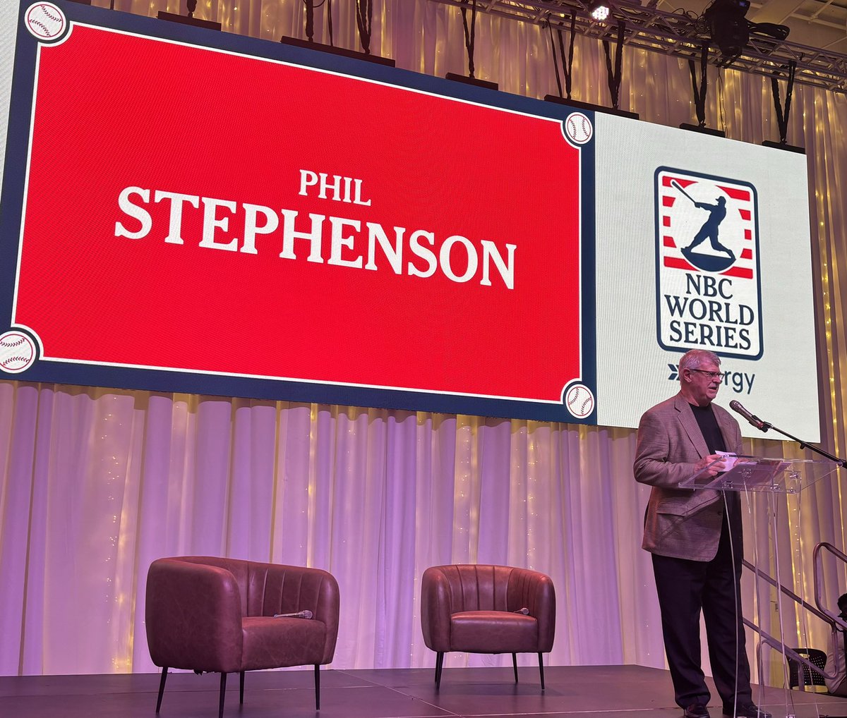 BrentKemnitz's tweet photo. Congratulations to former @GoShockersBSB legend @pstephenson213 on his @NBCBaseball HOF induction ⚾️ https://t.co/9FXfu1loqO
