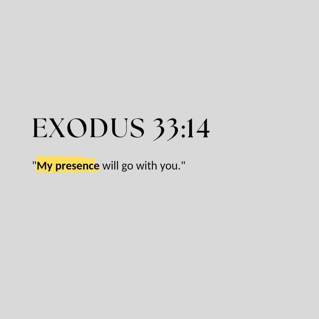 EXODUS 33:14