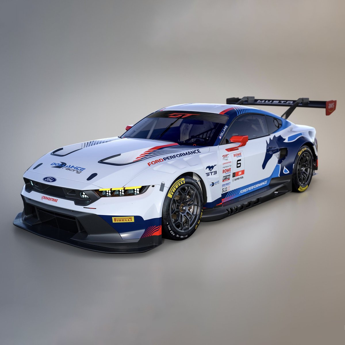 FordRacing's tweet photo. #Ford welcomes #DollahiteRacing to its #MustangGT3 stable!

@scottdollahite will take the reigns for its @gtworldcham debut in 2025. https://t.co/OoPD2iLPBS