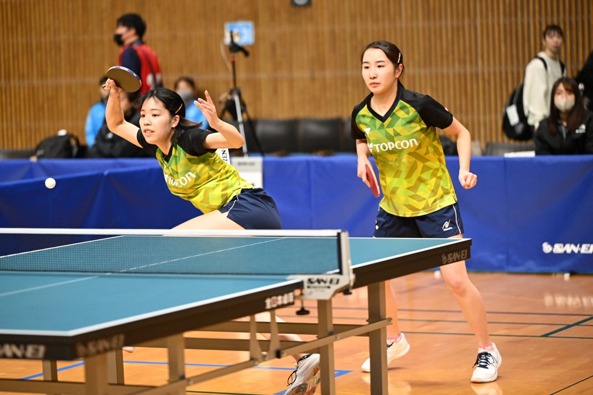 全日本卓球 2025 ▽女子ダブルス3回戦 高杉咲希／髙橋沙希（トプコン
