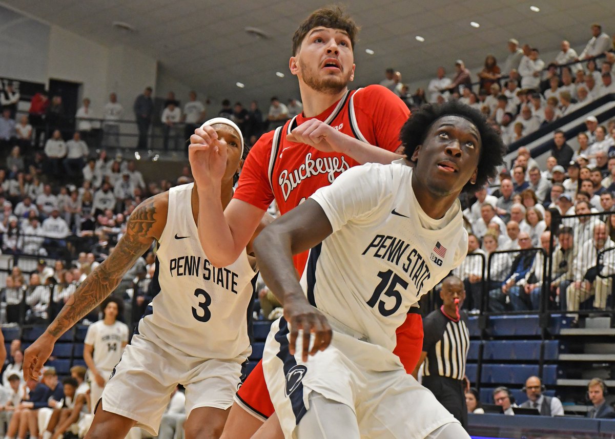 hweikelphoto's tweet photo. .@PennStateMBB falls to Ohio State, 64-83 in the #ReturnToRec game. 📷for @PennStateRivals https://t.co/wYoHEsclwj