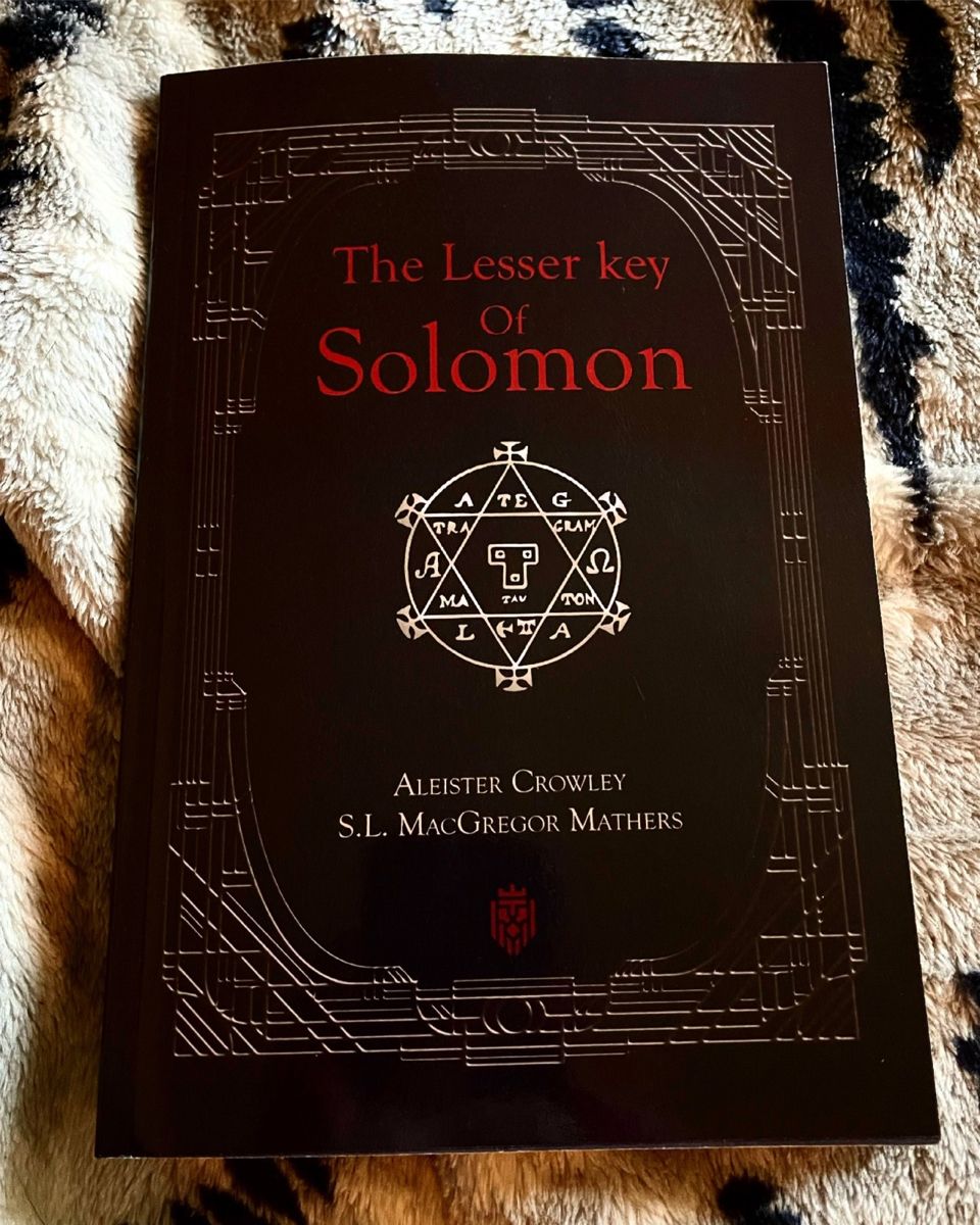 The Lesser Key of Solomon is one of the most cursed grimoires of all time. The original authors are unknown. An interesting text for obvious reasons. This information can actually be quite dangerous. The rituals do work, so be extremely wary of that: amazon.com/Lesser-Key-Sol… #ad