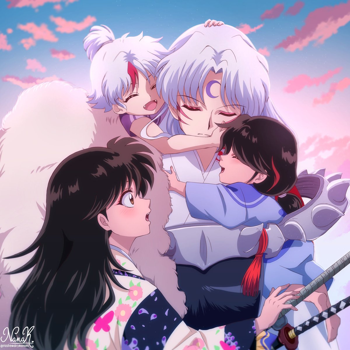 KashewakyNanami's tweet photo. Si no te gusta el diseño y estilo de algo hazlo tu misma 😗

Familia Sesshrin ❤️

#殺りん https://t.co/YTMnkyjBoa