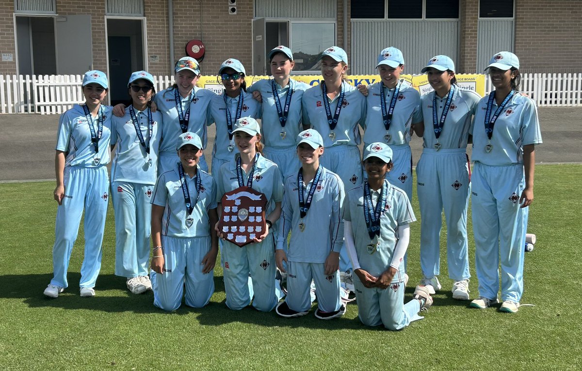 I  🩵 this team - unbeaten this summer!! Beat Manly in the U15 NSW State GF at Hurstville oval on Sunday, and then beat the best NSW Country girls at Raby on Wednesday. All players contributing, never rolling over, always in the game…..The U13 also unbeaten thus far 😊🏏