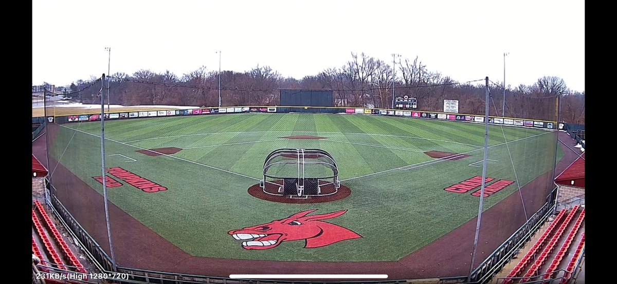 StauntonAV's tweet photo. Finished up the @AWRE_Sports cameras today for the @UCentralMO @Mules_Baseball. Love being back in my home state. Picked a nice Airbnb cabin to stay at while in town. Now it’s just a relaxing evening of listening to the rain. Then it’s back home tomorrow to get ready for next week’s adventure!