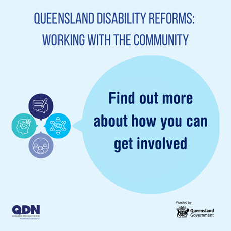 karin_swift's tweet image. EOIs – Get Involved!
QDN is looking for people with disability experience to:

🔹 Join the Governance Committee
🔹 Be a Co-Designer
📢 Apply now to help shape disability reforms!

🔗 Register: qdn.org.au/qld-disability…