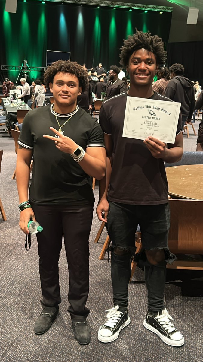 Jamel Tuff (@jameltuff5) on Twitter photo Congrats to C/O 25..Enjoyed the football banquet π and received my Letter Award. <a href="/SwickONE8/">Drew Swick</a> <a href="/coachaj_rathbun/">AJ Rathbun</a> <a href="/CollinsHillFB/">Collins Hill Eagles Football</a> Congrats to C/O 25..Enjoyed the football banquet π and received my Letter Award. <a href="/SwickONE8/">Drew Swick</a> <a href="/coachaj_rathbun/">AJ Rathbun</a> <a href="/CollinsHillFB/">Collins Hill Eagles Football</a>