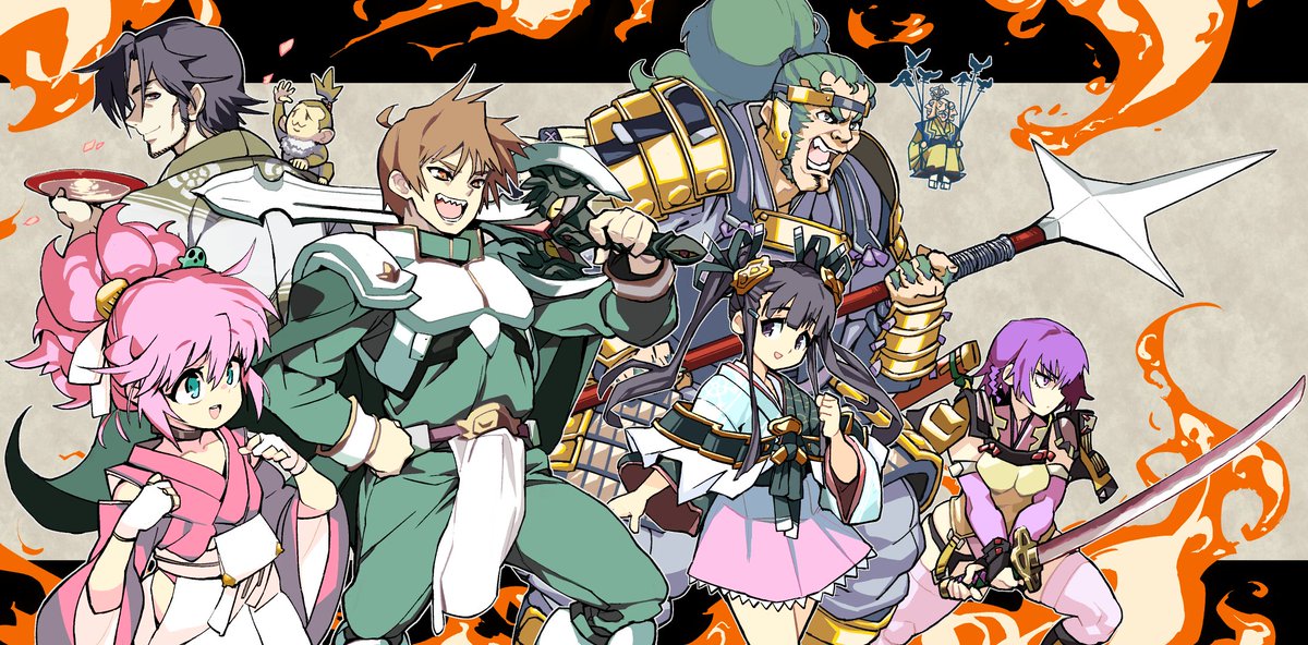 「ロニンさんのランスシリーズ35周年記念MAD動画にイラストで参加しました。今、戦」|三郎のイラスト
