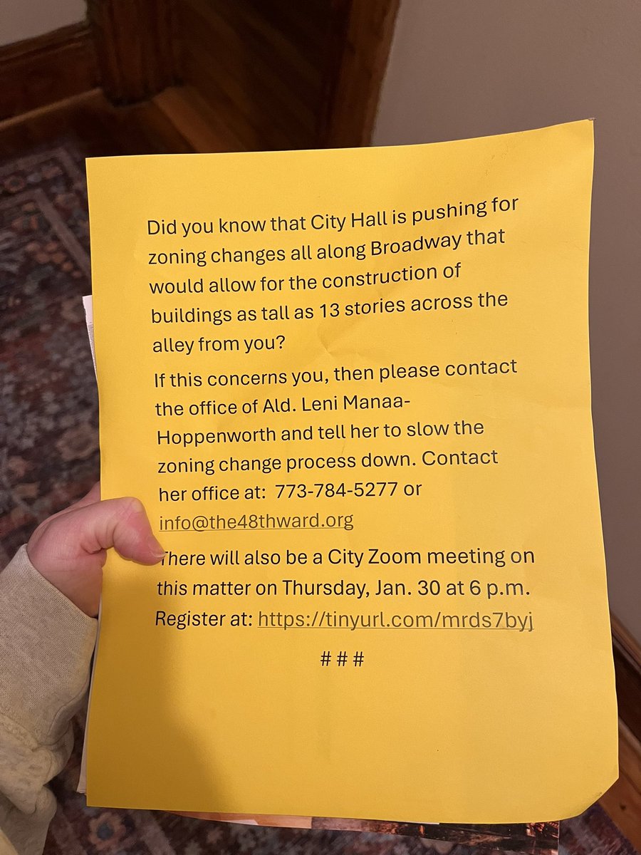 morganrhancock's tweet photo. NIMBYs at it again… Upzone Broadway now!! https://t.co/SOp1JkGbaE