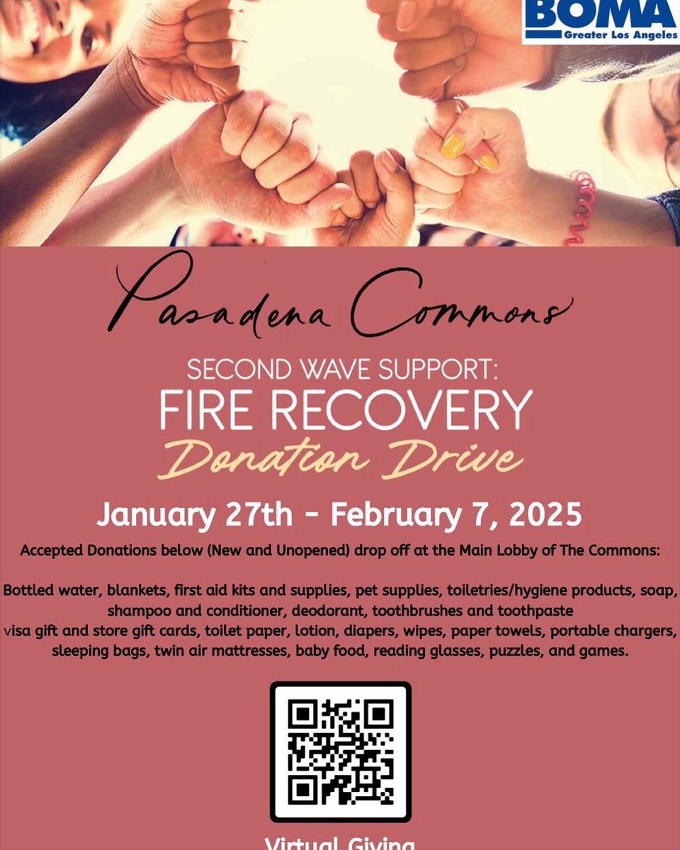 Please take a moment to view a few donation drives and community relief efforts on South Lake Avenue. Your support is appreciated. Please visit business websites or social media platforms for details available at southlakeavenue.org