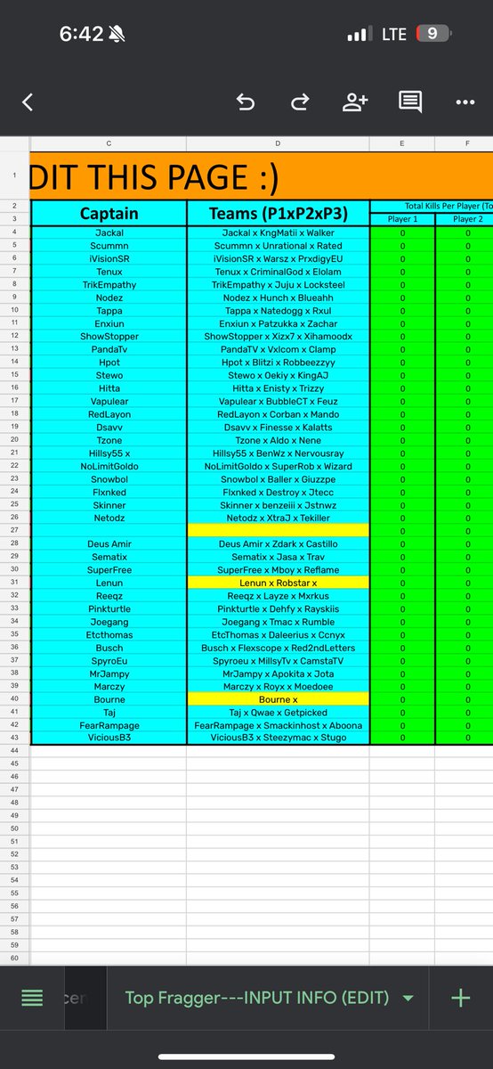 Viciousb3 (@viciousb3_) on Twitter photo One final spot has opened up for this Sundays $500 GTD.. these are all the current captain and teams who will be participating… if you think you have what it takes to come and win, message me w/ <a href="/Kenton_Gaming/">#ON? Kenton</a> One final spot has opened up for this Sundays $500 GTD.. these are all the current captain and teams who will be participating… if you think you have what it takes to come and win, message me w/ <a href="/Kenton_Gaming/">#ON? Kenton</a>