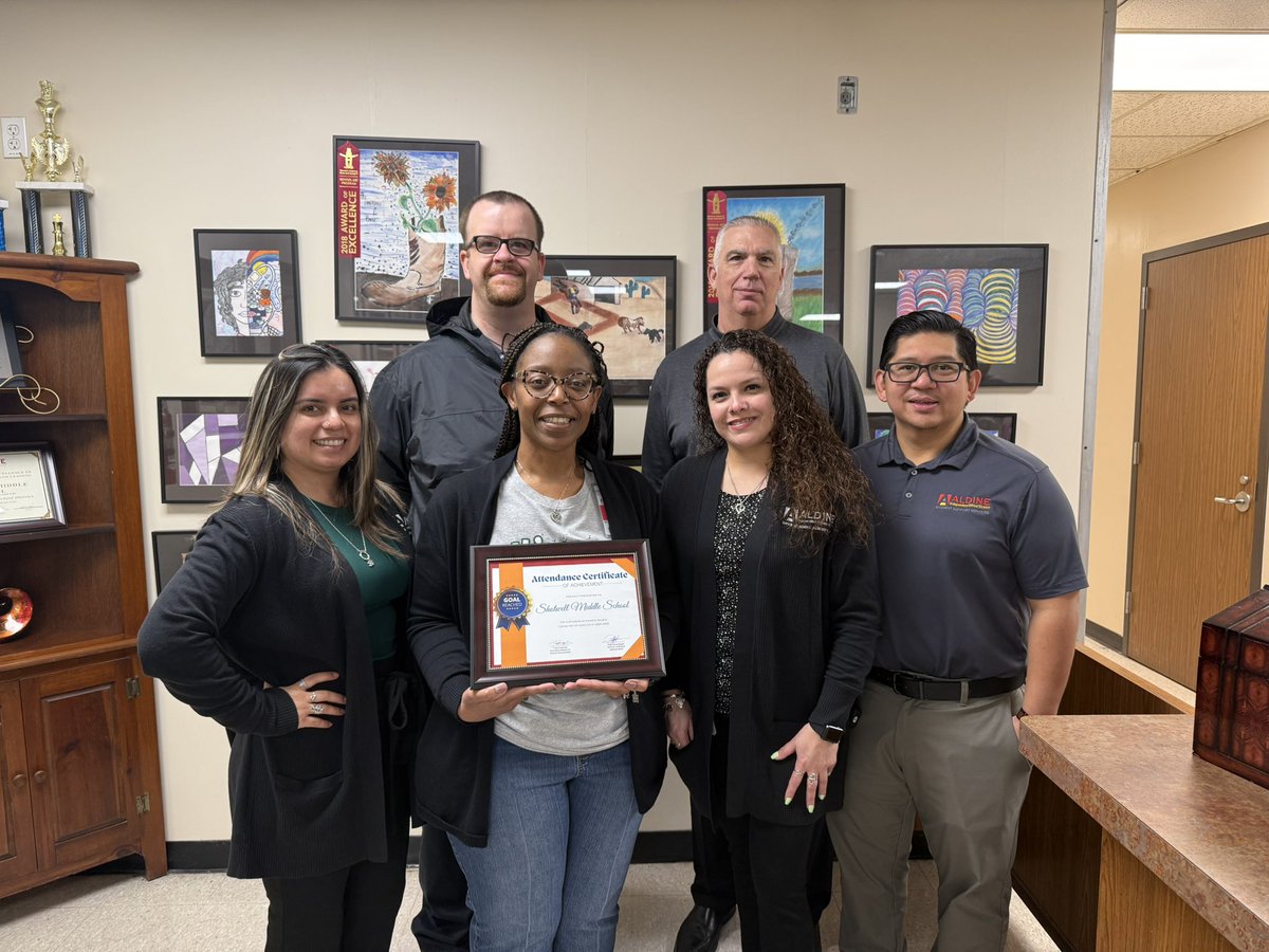 Shotwell Middle School - Aldine ISD (@shotwellms_aisd) on Twitter photo We were celebrated today! We’ve seen incredible growth in attendance this semester, and it’s all thanks to our dedicated students, families, and staff! #attendancematters <a href="/DrKimJohnson07/">Dr. Kimberly Johnson</a> <a href="/DrCrystalWatson/">Crystal Watson, Ed.D. Proud Grambling State Alumni</a> <a href="/ToddLindeman4/">Todd Lindeman</a> We were celebrated today! We’ve seen incredible growth in attendance this semester, and it’s all thanks to our dedicated students, families, and staff! #attendancematters <a href="/DrKimJohnson07/">Dr. Kimberly Johnson</a> <a href="/DrCrystalWatson/">Crystal Watson, Ed.D. Proud Grambling State Alumni</a> <a href="/ToddLindeman4/">Todd Lindeman</a>