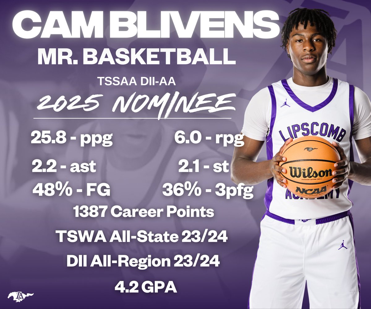 Mustang Basketball (@lamustangsbb) on Twitter photo Coaches please vote for <a href="/BlivensCameron/">Cam Blivens</a> for DII-AA Mr. Basketball! He is having a great season! #winthedaybecauseHemadeit Coaches please vote for <a href="/BlivensCameron/">Cam Blivens</a> for DII-AA Mr. Basketball! He is having a great season! #winthedaybecauseHemadeit