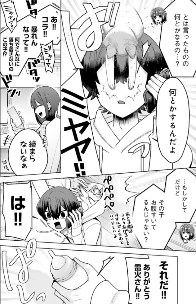 「推しにささげるダンジョングルメ
〜最強探索者Vtuberになる〜」
CHAPTER 05-3更新されました!
カドコミ→ https://t.co/17PnoxZFjj
ニコニコ漫画→ https://t.co/Fi11VcQlkI
前回からの続き!
何か策があるのか、
「任せて」というボタン!⛰️🐗
暴れる子猫ちゃん!🐈💨💥