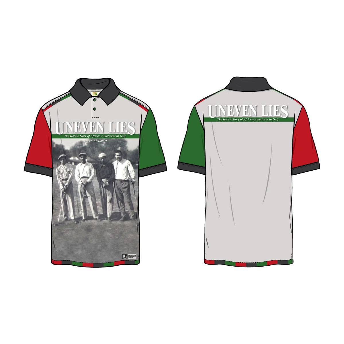 TedRhodesGolf's tweet photo. 🎉 Celebrate Black History Month in Style! 🎉

Introducing the Uneven Lies Historic Premium Polo Shirt 🏌🏾‍♂️✨—a tribute to the rich history and contributions of Black golfers. Wear it this February and beyond to honor the trailblazers who paved the way. 

https://t.co/B9zS1Ov8sS https://t.co/eMCb741MNd